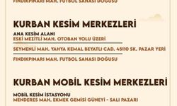 Mezitli'de kurban kesim ve satış noktaları belirlendi