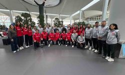 Milli sporcular taekwondo şampiyonası için Münih'e gitti