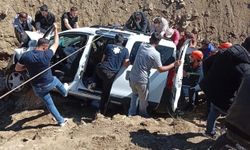 Muş'ta çaya düşen otomobildeki 1 kişi yaralandı