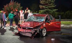 Niğde'de kontrolden çıkan otomobil takla attı: 1 yaralı