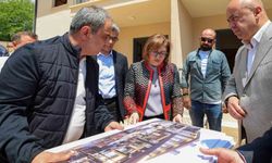 Şahin, TCDD Lojmanlarının restorasyon çalışmalarını inceledi