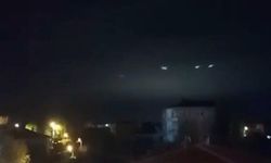 Sakarya'da gökyüzünde görülen ışıklar merak uyandırdı