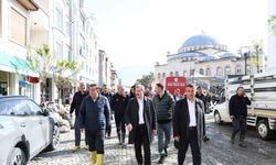 Samsun'da sel bölgesinde inceleme