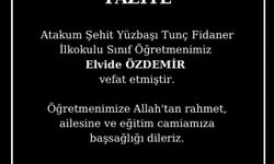 Samsun'da sınıf öğretmeni kansere yenik düştü