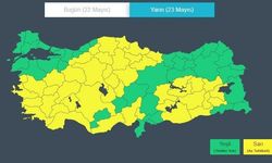 Samsun'un iç kesimleri için kuvvetli yağış uyarısı