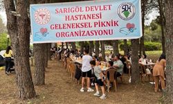 Sarıgöl Devlet Hastanesi personeli piknikte moral depoladı