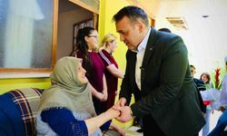 Şehit ailesine bayramda anlamlı buluşma