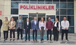 Tekin, Kemah Devlet Hastanesi'nde çalışmaları inceledi