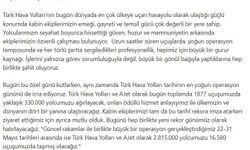 THY Yönetim Kurulu Başkanı Murat Şeker, Dünya Kabin Memurları Günü'nü kutladı