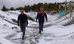 Toroslar'da yağışın ardından hasar tespit çalışmaları başladı