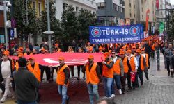 Trabzon'da 1 Mayıs İşçi Bayramı coşkusu