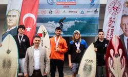 Türkiye Dalga Sörfü Şampiyonası Samandağ'da tamamlandı