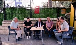 Vali Varol, taksi durağında esnafla bir araya geldi