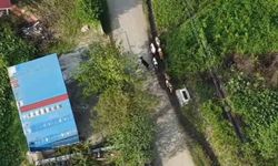 Vatandaşın kaybolan büyükbaşlarını jandarma dron ile buldu