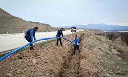 Yazıhan Boyaca ve Cendere'ye 2 bin 700 metre içme suyu hattı