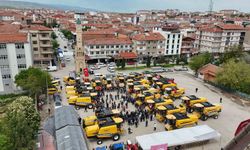 Yerköy'de biçerdöverler festival havasında uğurlandı