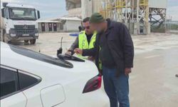 Yola beton döke döke ilerleyen beton mikserine ceza