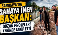 Sarıkaya'da Sahaya İnen Başkan: Gözan Projeleri Yerinde Takip Etti
