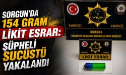 Sorgun'da 154 Gram Likit Esrar: Şüpheli Suçüstü Yakalandı