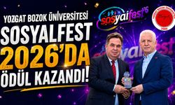 Yozgat Bozok Üniversitesi Sosyalfest 2026'da Ödül Kazandı