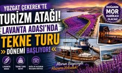 Yozgat Çekerek'te Turizm Atağı: Lavanta Adası'nda Tekne Turu Dönemi Başlıyor