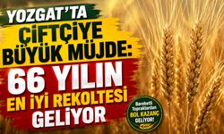 Yozgat'ta Çiftçiye Büyük Müjde: 66 Yılın En İyi Rekoltesi Geliyor