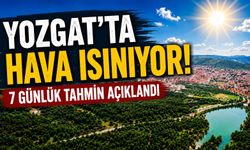 Yozgat'ta Hava Isınıyor: 7 Günlük Tahmin Açıklandı