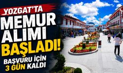 Yozgat'ta Memur Alımı Başladı: Başvuru İçin 3 Gün Kaldı