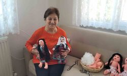 14 yıldır yaptığı bez bebeklerle Şerife Bacı'nın hatırasını yaşatıyor