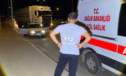 Aldığı maddenin etkisiyle baygın bulunan sürücü ekipleri harekete geçirdi