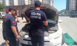 Araçların motoruna giren kedi, itfaiyeyi seferber etti