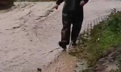 Aşırı yağış Develi'de sele dönüştü