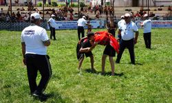 Aşırtmalı Aba Güreşi Türkiye Şampiyonası Şahinbey er meydanında başladı