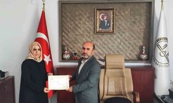 Aydıntepe Müftülüğü personeli başarı belgesiyle taltif edildi