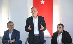 Başkan Burkay'dan terminalde önemli buluşma