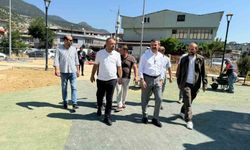 Başkan Çetinkaya yapımı süren tema parkları inceledi