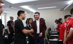 Başkan Kadir Tatık, Tavas'ın gururlandıran şampiyonları ağırladı