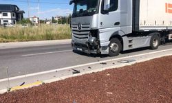 Bolvadin'de trafik kazası: 1 yaralı