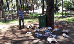 Bu park bir gecede bu hale geldi