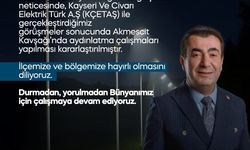 Bünyan'da Akmescit Kavşağı aydınlatılacak