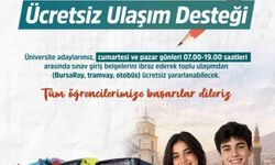 Bursa'da üniversite adaylarına ücretsiz ulaşım desteği