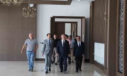 Çanakkale Havalimanı DHMİ Genel Maksatlı Garaj ve VIP Binası inşaatında inceleme