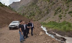 Cilo ve Sat Dağları Milli Parkı yolunda asfalt hazırlığı