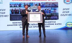 Çolakoğlu Metalurji Spor Kulübü'ne KASKF'den başarı plaketi