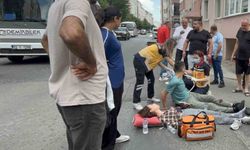 Çorlu'da ATV ile motosikletin çarpıştığı kazada 2 kişi yaralandı
