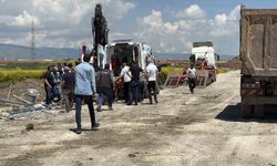 Çorum'da toprak altında kalan işçiyi arkadaşları kurtardı