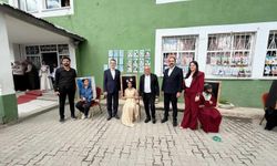 Diyadin'de öğrencilerin eserleri sergilendi