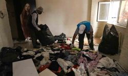 Diyarbakır'da bir evden 3 kamyon çöp çıkartıldı