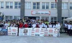 Düzce'de öğrencilerin bilim ve sanat projeleri görücüye çıktı