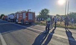 Edirne'de iş yerinde korkutan yangın